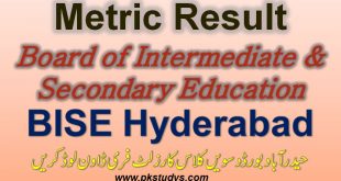 BISE Hyderabad Board Annual Metric Result 2022 Free Download
