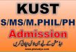 BS MS PhD Spring Semester KUST Admission 2023 Apply Online