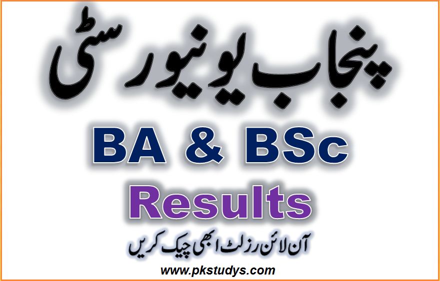 Punjab University Lahore PU BA BSC Result 2022 check online