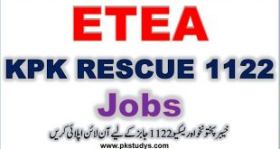 Apply Online Latest ETEA KPK Rescue 1122 Jobs 2023