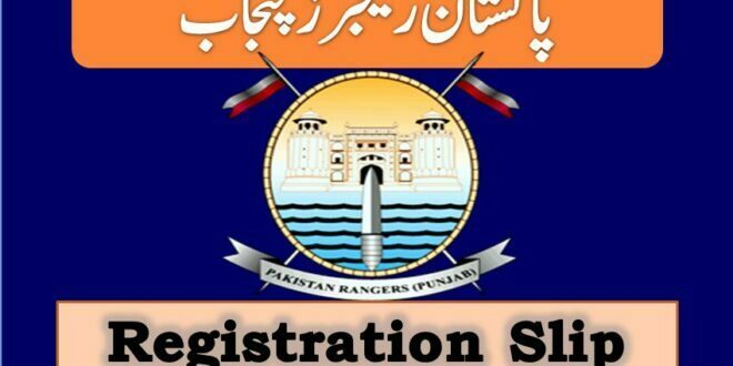 Download Online Registration Slip Punjab Ranger Jobs 2022