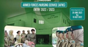Online Registration for AFNS Jobs 2022 Pakistan Army