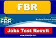 Federal Board of Revenue Jobs Test Result 2022 Check Online