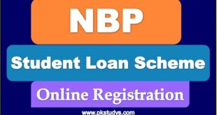 Apply Online NBP Student Loan Scheme 2022 Registration