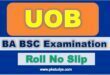 Download UOB Roll No Slip 2023 BA, BSC/ ADA ADS Annual Exams
