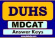 Check Online DUHS MDCAT Answer Keys 2022-duhs.edu.pk