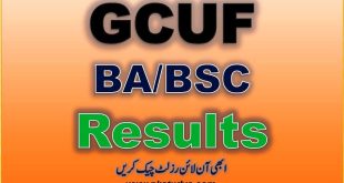 University Faisalabad GCUF BA BSC Result 2023 Check Online